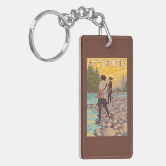Vrouwenvisserij - Wyoming Sleutelhanger (Voorkant Links)