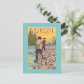 Vrouwenvisserij - Yukon, Alaska Briefkaart (Staand voorkant)