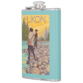 Vrouwenvisserij - Yukon, Alaska Heupfles (Links)