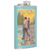 Vrouwenvisserij - Yukon, Alaska Heupfles (Rechts)