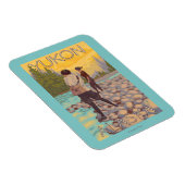 Vrouwenvisserij - Yukon, Alaska Magneet (Rechterzijde)