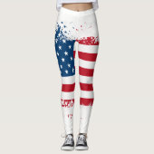 Vrouwenvlag Leggings (Voorkant)