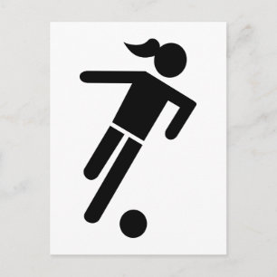 Vrouwenvoetbal Briefkaart