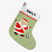 Vrouwenvoetbal Grote Kerstsok (Voorkant (Hangend))