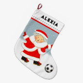 Vrouwenvoetbal Grote Kerstsok (Voorkant (Hangend))