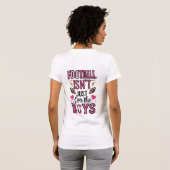 vrouwenvoetbal t-shirt (Achterkant volledig)