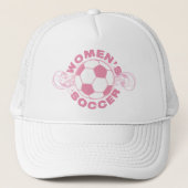 Vrouwenvoetbal Trucker Pet (Voorkant)
