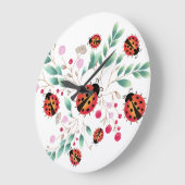 Vrouwenvogels en bessen wandklok (Hoek)