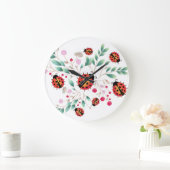 Vrouwenvogels en bessen wandklok (Huis)