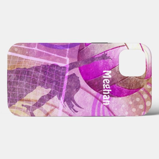 Vrouwenvolleybal Case-Mate iPhone Case (Achterkant (horizontaal))