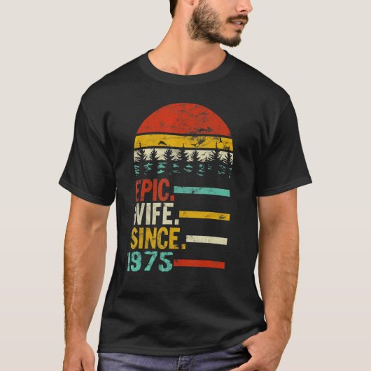 Vrouwenvrouw sinds 1975 t-shirt (Voorkant)