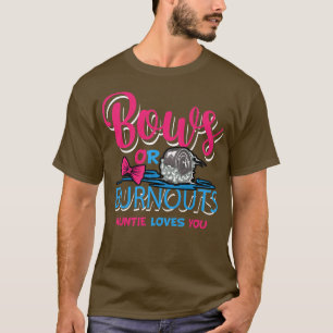 Vrouwenvrouwen Burnouts of Bows Gender Reopenbaart T-shirt