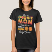 Vrouwenvrouwen troop scoutleider en koekje mam t-shirt (Voorkant)