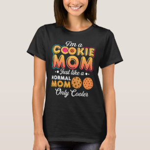 Vrouwenvrouwen troop scoutleider en koekje mam t-shirt