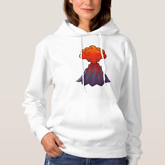 Vrouwenvulkaan Hoodie (Voorkant)