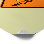 Vrouwenwerkbord Poster (Hoek)