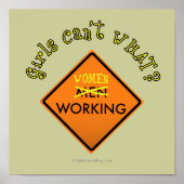 Vrouwenwerkbord Poster (Voorkant)