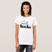 Vrouwenzout op de Rocks Tee Shirt (Voorkant volledig)