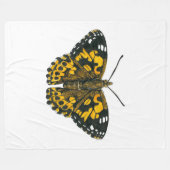 Vrouwerijvlinder Fleece Deken (Voorkant (Horizontaal))