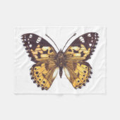 Vrouwerijvlinder Fleece Deken (Voorkant (Horizontaal))