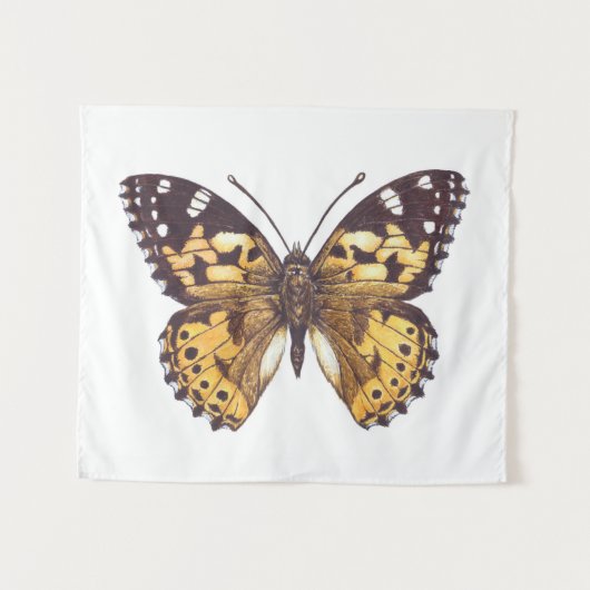 Vrouwerijvlinder Wandkleed (Voorkant (horizontaal))