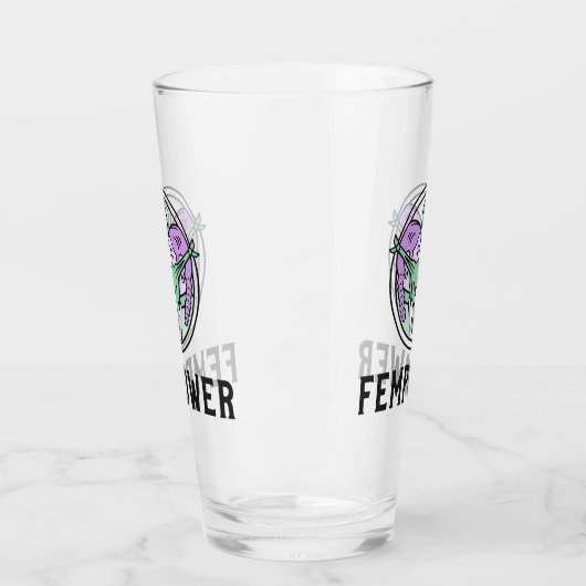 vrouwkracht glas (Links)