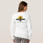 VrouwLifeFreedom Faravahar Kurdistan T-Shirt (Achterkant volledig)