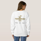 VrouwLifeWhite Sweatshirt (Achterkant volledig)