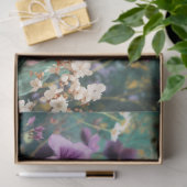 Vrouw's Back, Vogel & Floral Fantasy Portret Kunst Tissuepapier (Geschenk)