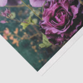 Vrouw's Back, Vogel & Floral Fantasy Portret Kunst Tissuepapier (Detail)