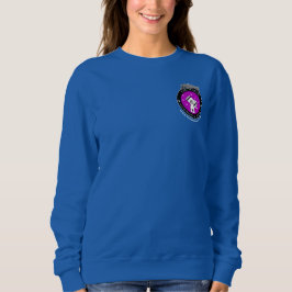 Vrouw's Officiële Kleine Logo Sweatshirt Royal