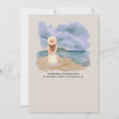 Vrouw's Pensioen Vaarwel Spanningsfeest Kaart (Achterkant)