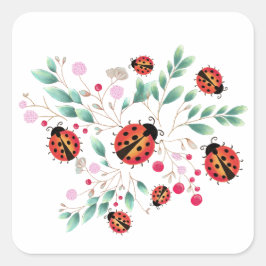 Vrouwtjes en bessen sticker / label