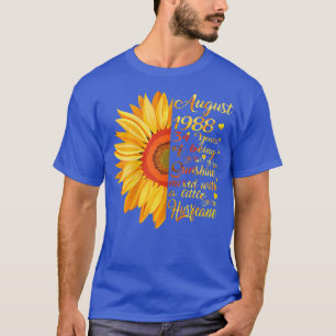 Vrouwtjes Meisjes 1988 Birthday Gift 34 jaar geled T-shirt