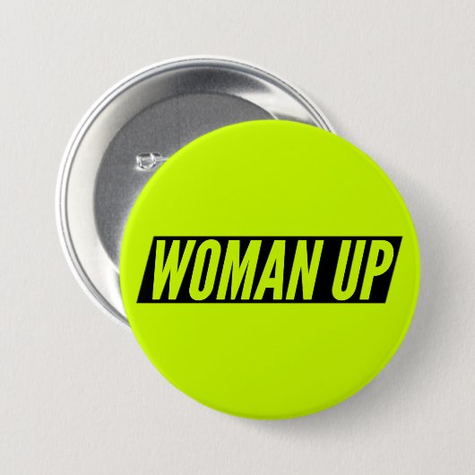 VrouwUp Button (Voorkant /achterkant)