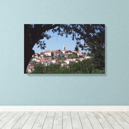 Vrsar, Kroatië Canvas Afdruk (Insitu (Houten vloer))