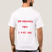 VRTC Oresteia Roll Call T-shirt  (Achterkant)