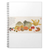 Vrucht (1945) Chinees schilderij van Ding Fuzhi. Notitieboek (Voorkant)