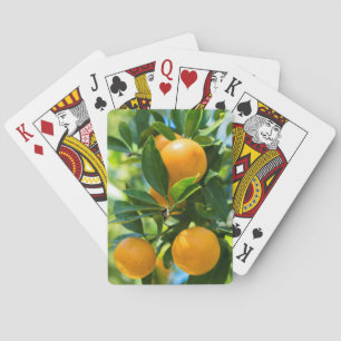 Vrucht Dragende Sinaasappelboom Pokerkaarten