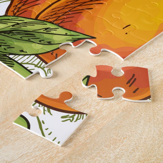 vrucht legpuzzel (Zijkant)