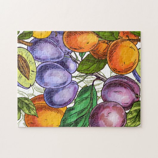 vrucht legpuzzel (Horizontaal)