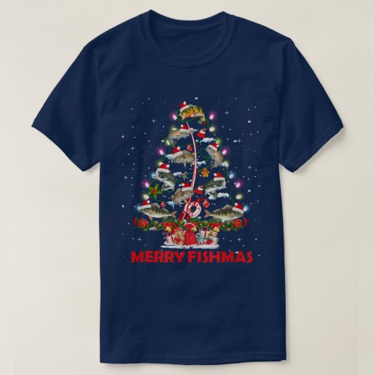 Vrucht met kerstbomen Vist T-shirt (Design voorkant)