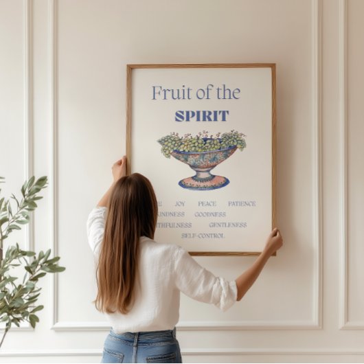 Vrucht van de Geest Bijbel Muur Print