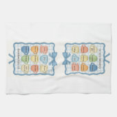 Vrucht van de Geest blauw Theedoek (Horizontaal)