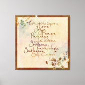Vrucht van de Geest Canvas Afdruk (Voorkant)