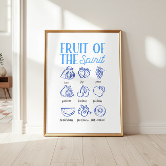 Vrucht van de Geest Christelijke Muurkunst Poster