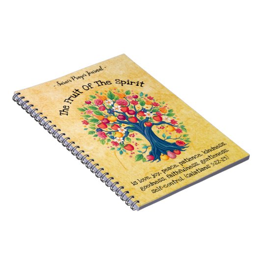 Vrucht van de Geest - Custom Prayer Journal Notitieboek (Rechterzijde)