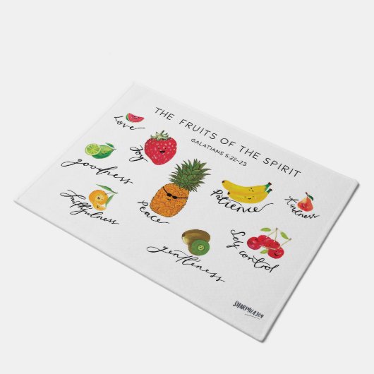 Vrucht van de Geest Deurmat (Schuin)