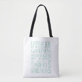Vrucht van de Geest Galaten 5 Tote Bag (Voorkant)