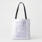Vrucht van de Geest Galaten 5 Tote Bag (Voorkant)